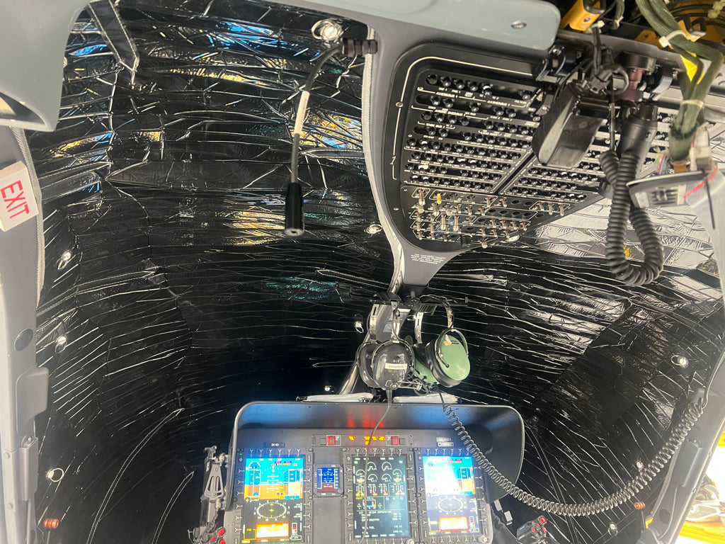 Airbus H145 Helicopter Sunshades Front Set