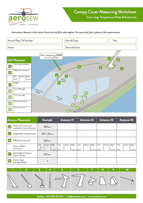 Bellanca 17-30A Super Viking Canopy Cover