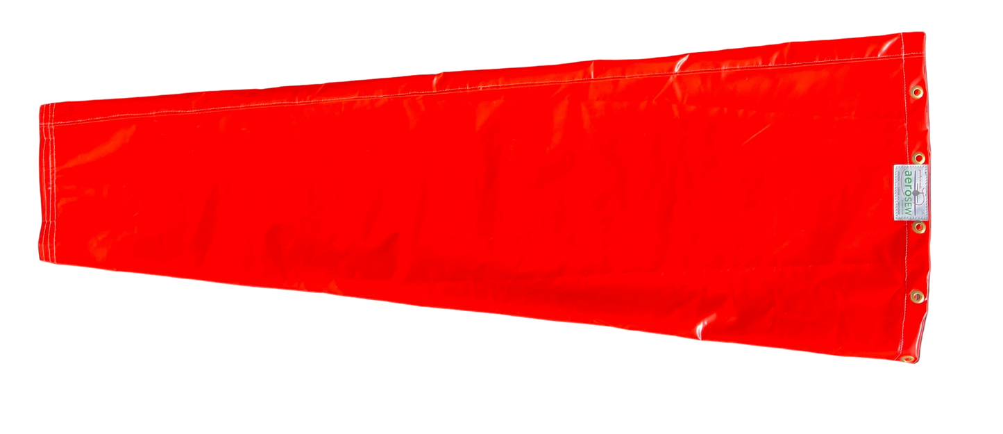 Small Windsock — NZ-Made, Heavy-Duty (Orange)
