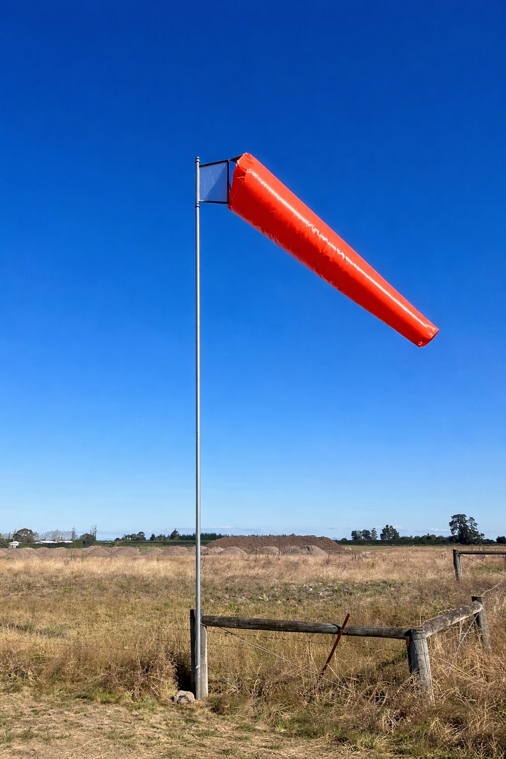 Extra Large Aviation Windsock – 900mm Throat – Air Transport Specification – Heavy Duty PVC – NZ Made