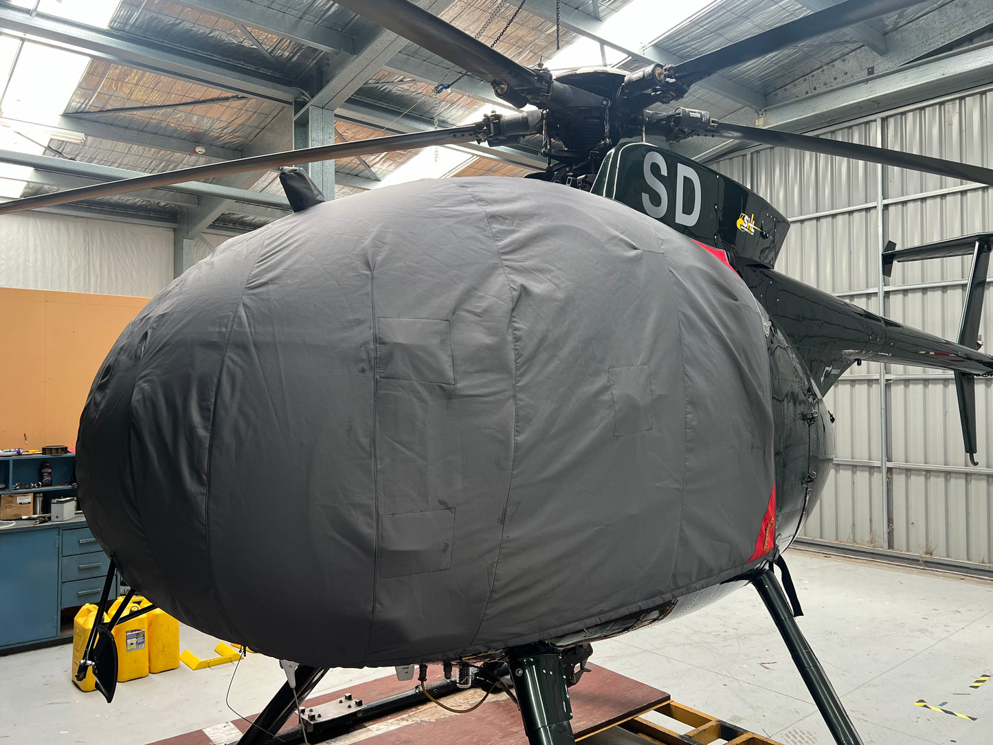 Hughes 500D Bubble Cover