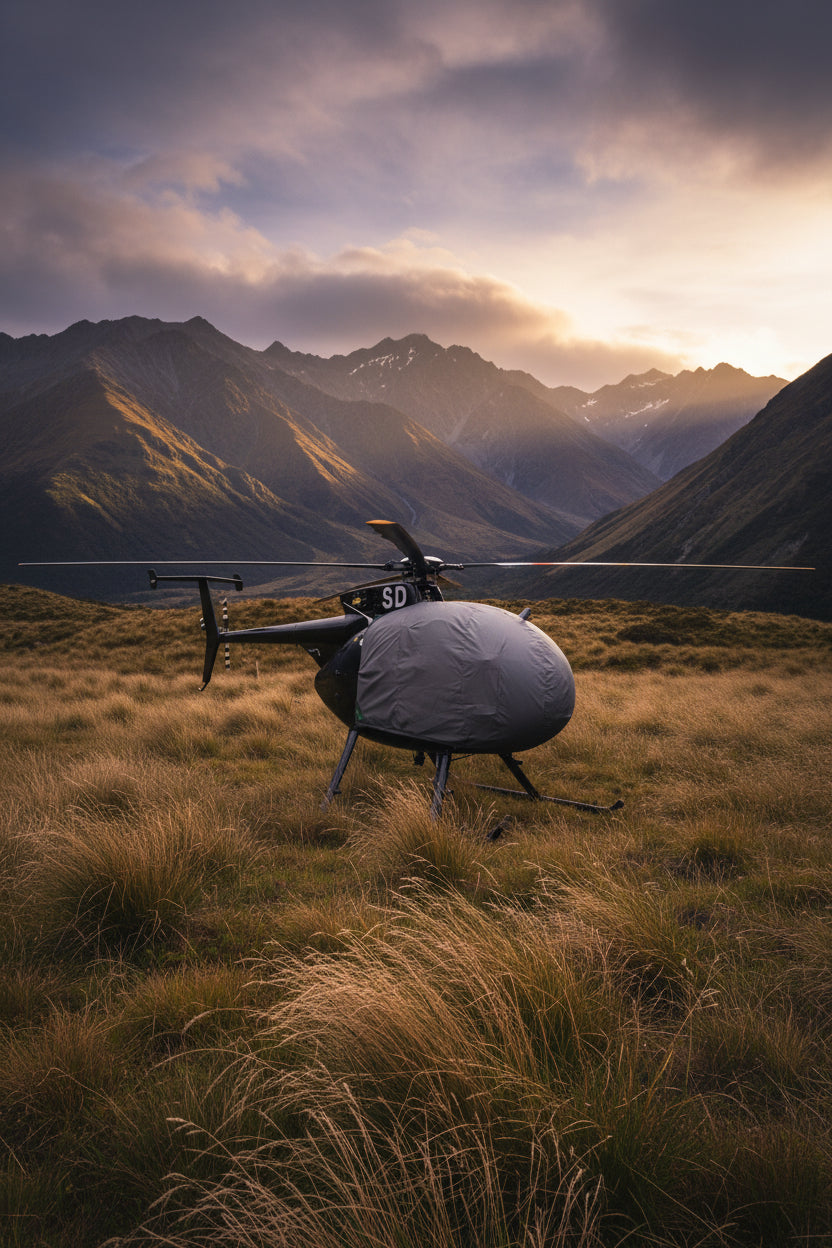 hughes_500_on_mountain_top_aerosew_bubble_cover_on