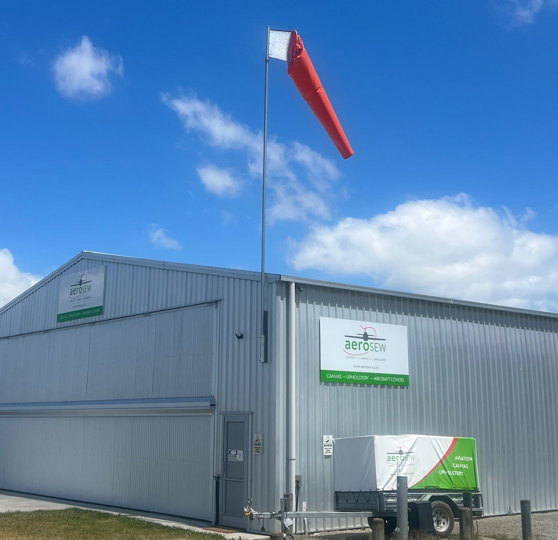 Large Aerodrome NZ Civil Aviation Specification Windsock | Orange – aerosew